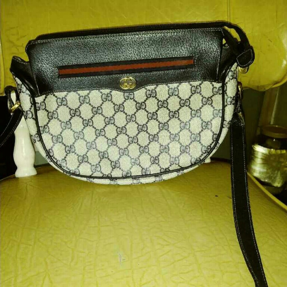 Gucci Monogram Crossbody Retro